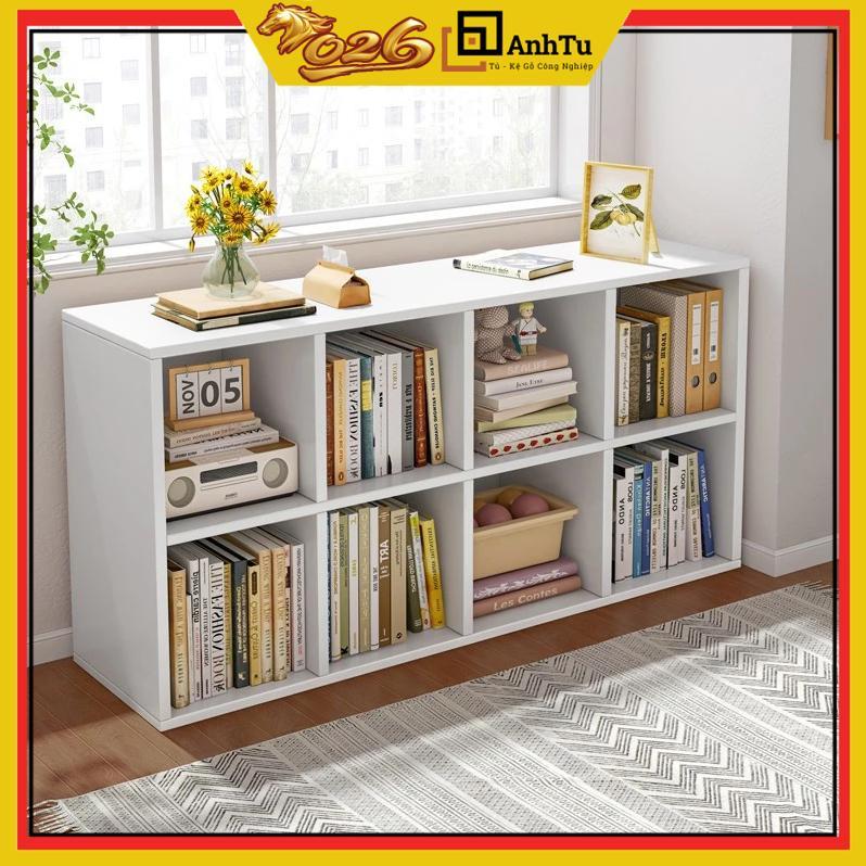 Kệ sách để sàn nhà kệ gỗ đựng đồ đa năng phong cách tối giản, kích thước 120x60x20cm dán đủ cạnh, bảo hành 3 tháng