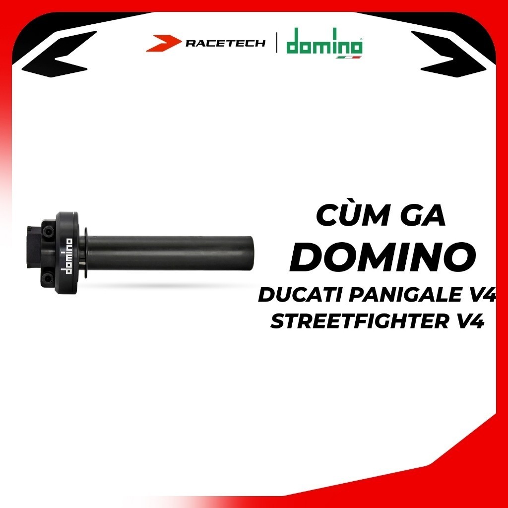 Cùm ga điện Domino Ducati Panigale V4, StreetFighter V4