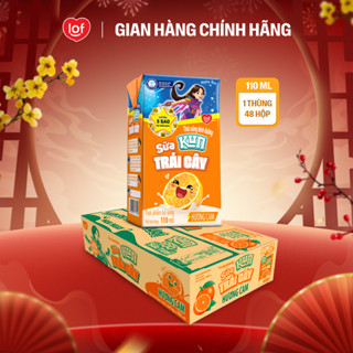  Sữa trái cây KUN vị cam thùng 48 hộp x 110ml 
