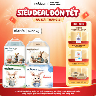   Quà tự chọn   4 BỊCH  Tã Bỉm Đêm Nabizam Nội Địa Hàn Siêu Mềm Mỏng Thoáng Khí Siêu Thấm Hút Bé Ngon Giấc Suốt Đêm 