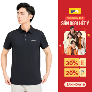  SALE⚡ Áo polo nam thể thao YODY áo thun sport có cổ thấm hút mồ hôi co giãn thoáng mát SAM7079 