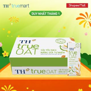  Thùng Sữa Yến Mạch TH true OAT milk Hương Dừa 180ml  48 Hộp  