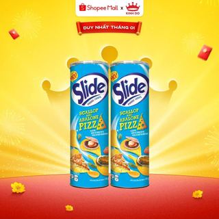  Combo 2 Lon Bánh Lát Snack Khoai Tây Slide Vị Sò Điệp 145g 
