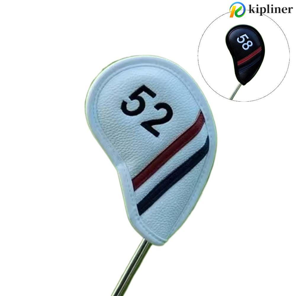 KIPLINER Golf Wedge Cover, PU Leather Angle Club Sand Wedge Headcover, Universal 48 50 52 54 Độ Chốn