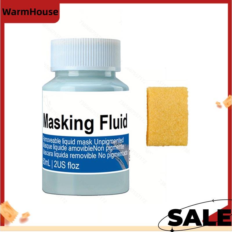 Easy Peel Liquid Latex Masking Fluid for Ink - Màu nước - Tranh bầu & Minh họa Mỹ thuật & Đồ thủ côn