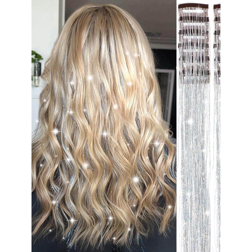 ❈ ❈ BBLaser flash lụa BB kẹp tóc bện màu tóc liền mạch ❈ ❈