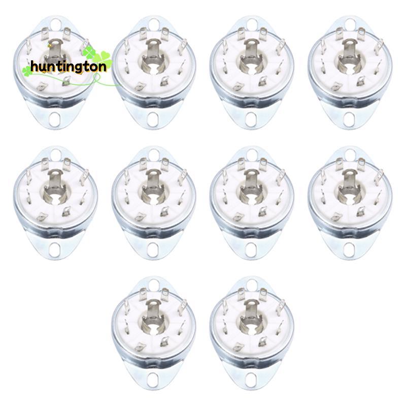 10 Chiếc 8PIN K8A Oct Ống Ổ Cắm Gốm Van Đế Cho EBL21 ECH21 4P1S 5B254 7N7 4J1S