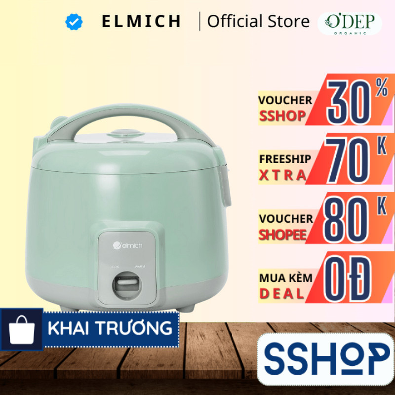 Nồi cơm điện Elmich 1.2L RCE-9126 - SSHOP SSO