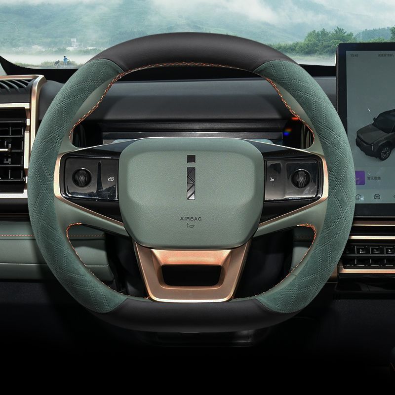 JAECOO 6 EV iCAUR 03 bọc vô lăng da lộn phong cách siêu mỏng icar 03 Jaecoo J6 Jaecoo 6ev bọc tay cầ
