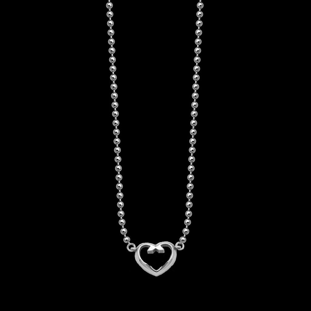 Gold-plated jewelry Hollow out G Letter Heart-Shaped Necklace Couple's Heart-Shaped Necklace Set