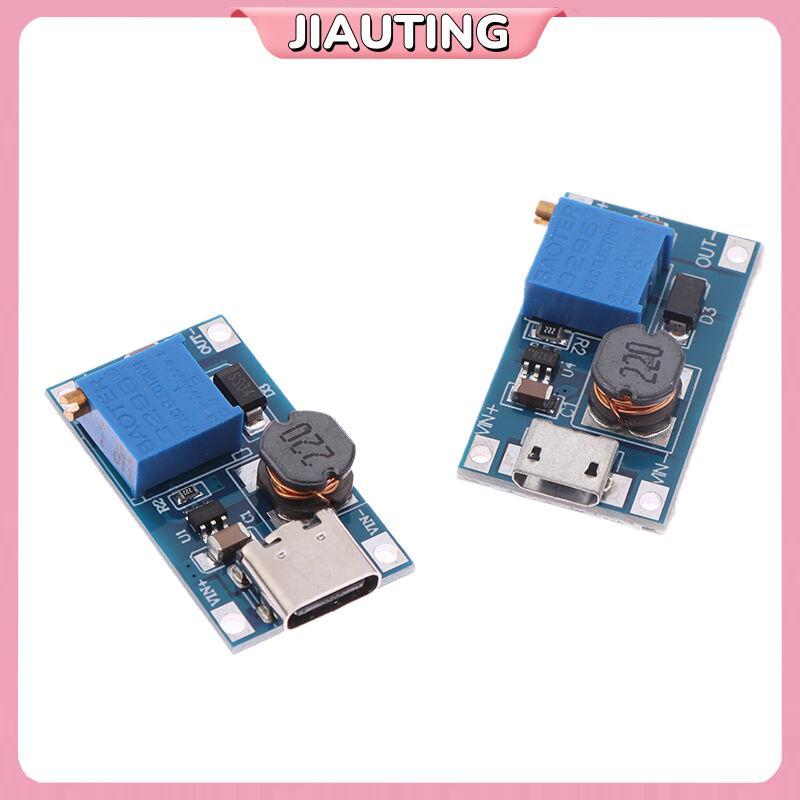 Jiauting 1 Dc Sang Dc Bước Lên Bộ Chuyển Đổi Tăng Cường Chuyển Đổi Mô-đun Nguồn MT3608 Mico Type-C G