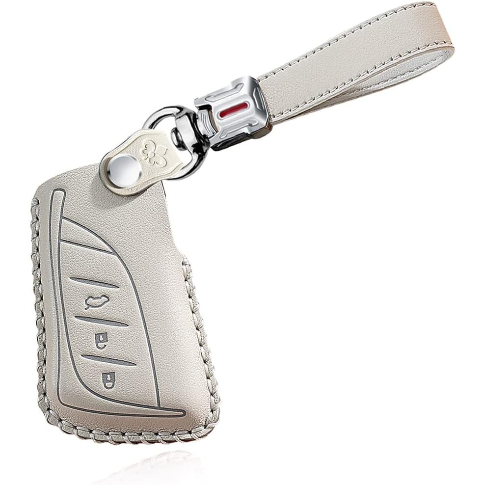 Vỏ bọc chìa khóa da HIBEYO cho LEXUS ES350 ES350 F SPORT ES350 LUXURY ES300H LS350 LS500 LS500H LS50