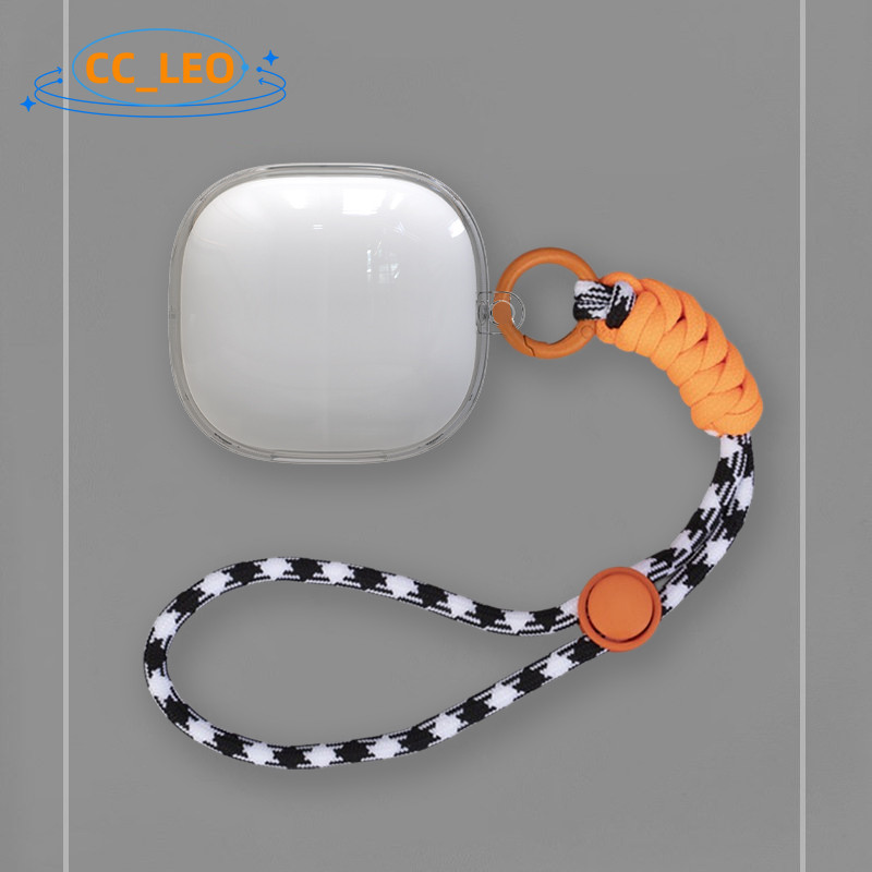 for Baseus Bass BD1 Case Adjustable Lanyard Transparent TPU Soft Case Suitable for Baseus Bass BD1 S