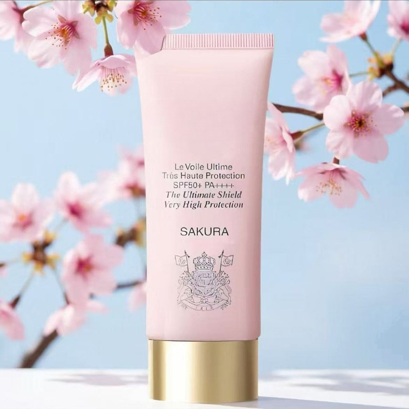 Edece. Kem chống nắng Sakura Oxygen Ultimate Protection Kem chống nắng màu hồng công suất cao 50ml S