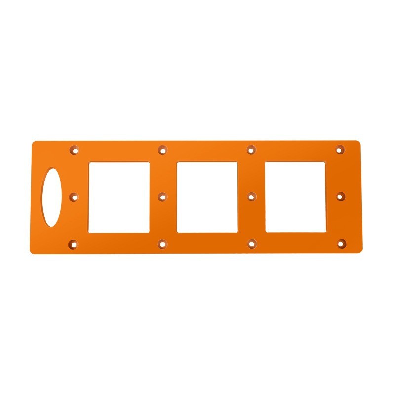 86 Loại Hộp Nối Định Vị Mẫu 8 Mm Dày Bakelite 3Gang Lỗ Tiêu Chuẩn Jig Mở Cho Công Cụ Lắp Đặt Ổ Cắm C