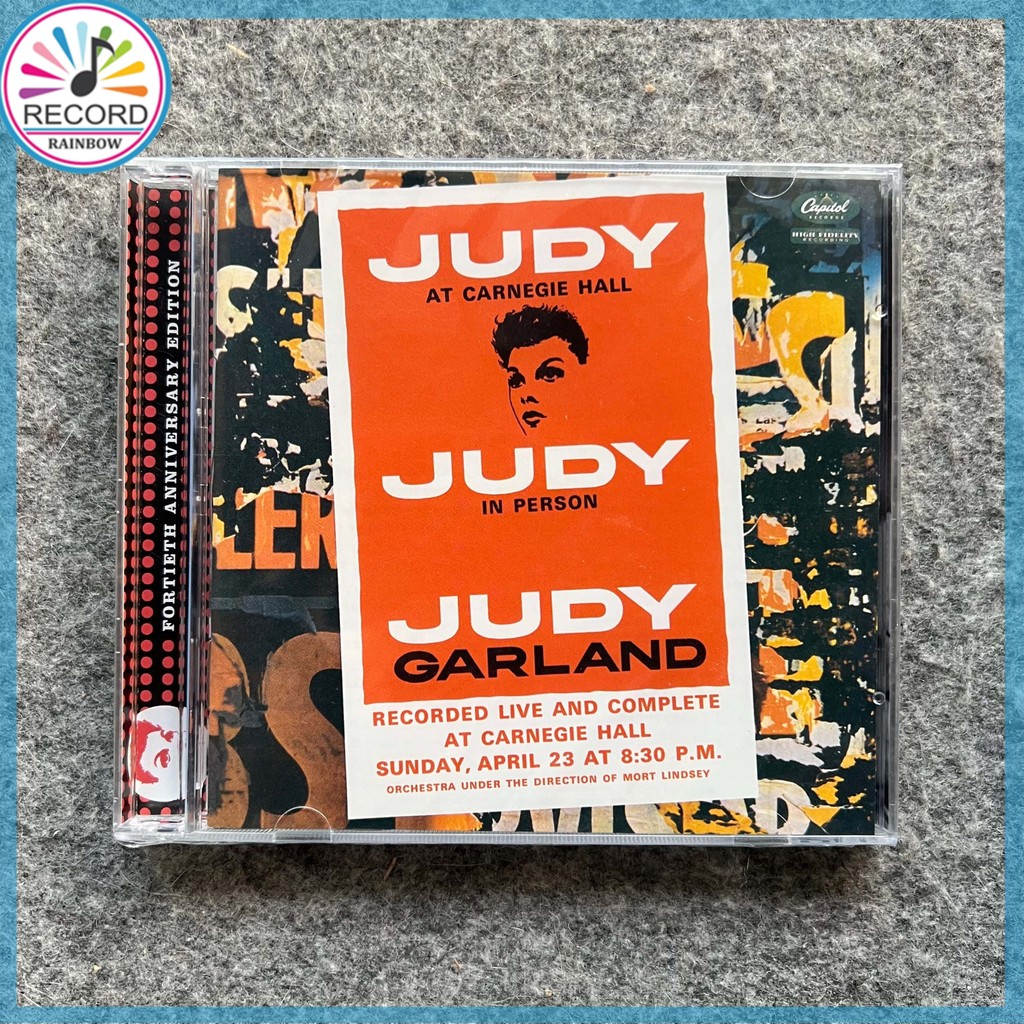 Judy Garland Judy At Carnegie Hall Orchestra Abyssinian Mass CD Album [Đã niêm phong] Thương hiệu mớ