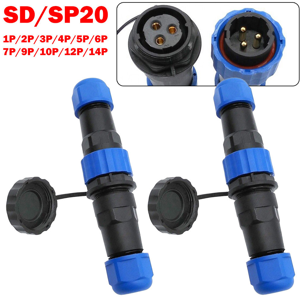 #VOGUEZ#SP20 Connector IP68 Rated Thermoplastic PA66 Housing For Outdoor Lighting