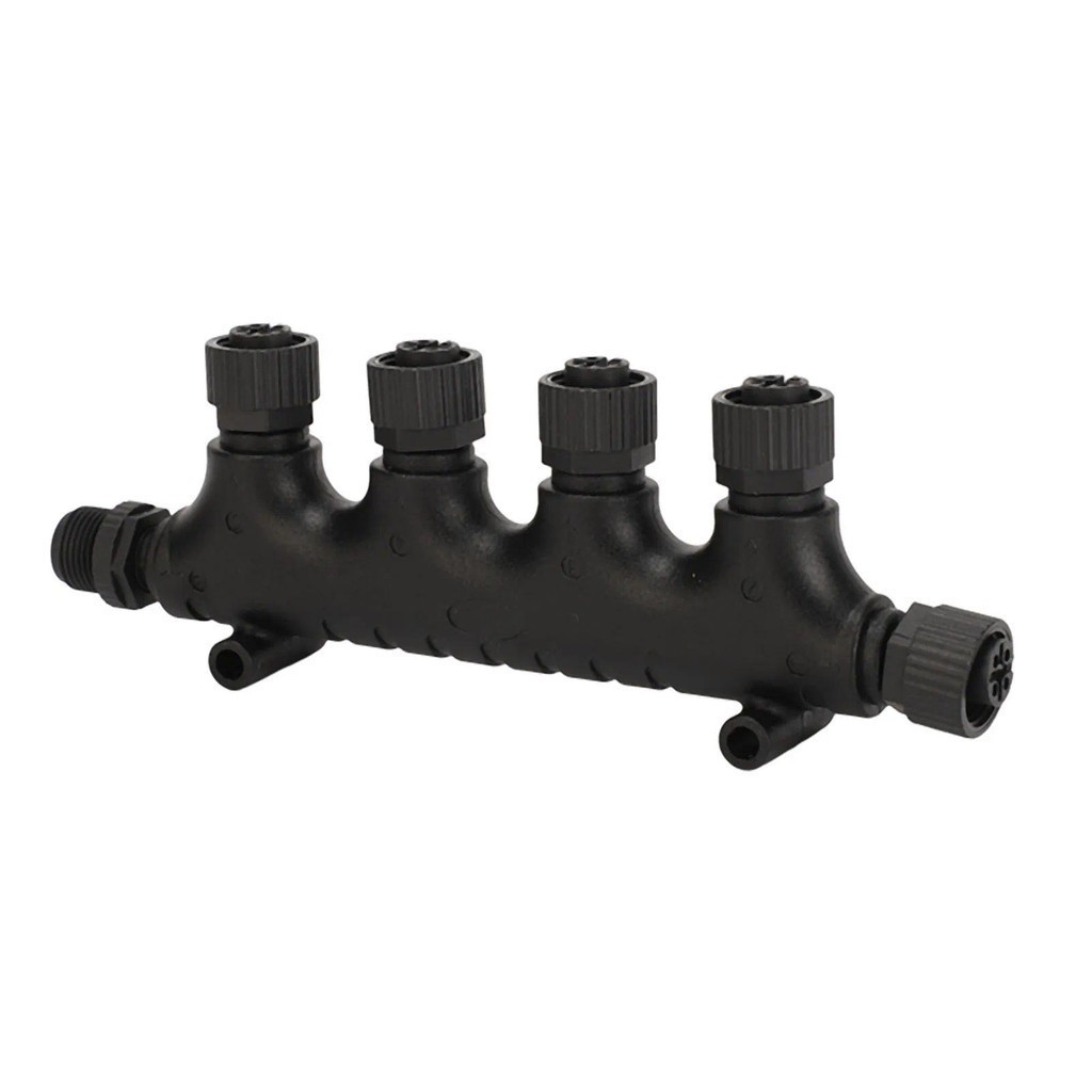 Cho NMEA 2000 N2K 4 Cổng Tee Kết Nối M12 5 Pin IP67 Chống Thấm Nước Cho Mạng Thấp Nóng