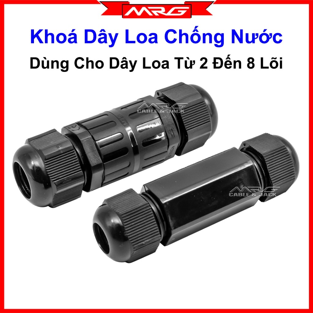 Khoá Dây Loa Chống Nước, Khoá Cáp Line, dùng khoá dây loa 2 lõi 4 lõi 6 lõi và 8 lõi.