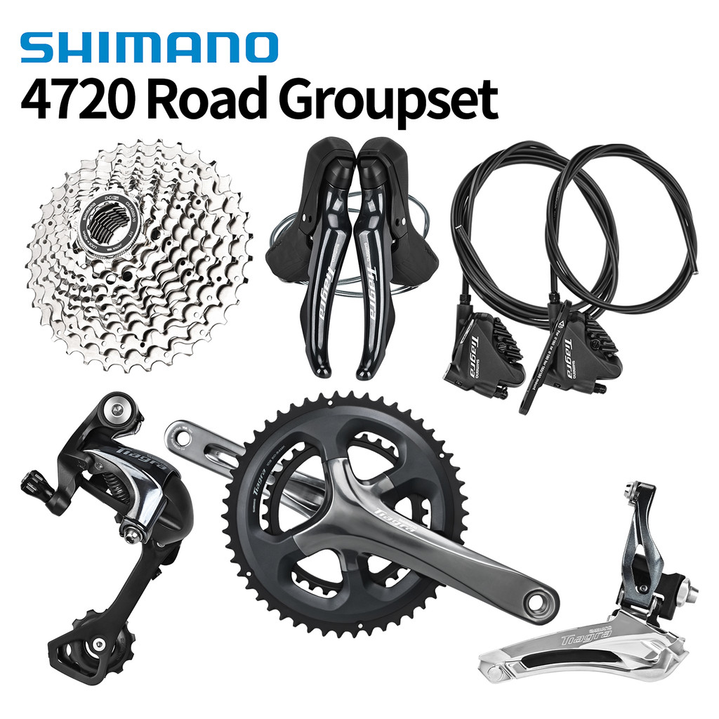 MEROCA 4700 4720 - Xe Đạp Đường Bộ 10 Tốc Độ với Groupset, Crankset, Derailleur và Cassette