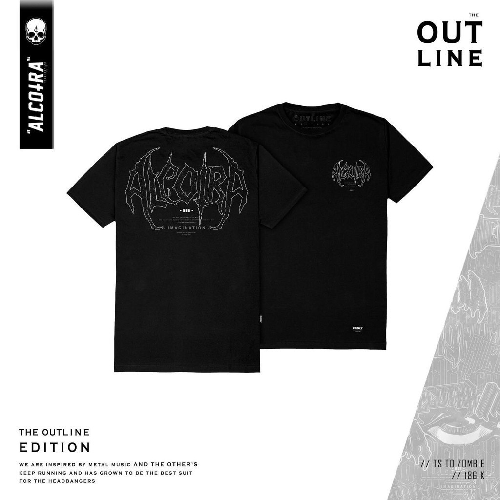 Áo thun ALCOTRA BALI Original TS TO ZOMBIE // Áo thun họa tiết zombie // KAOS ALCOTRA // Cửa hàng ch