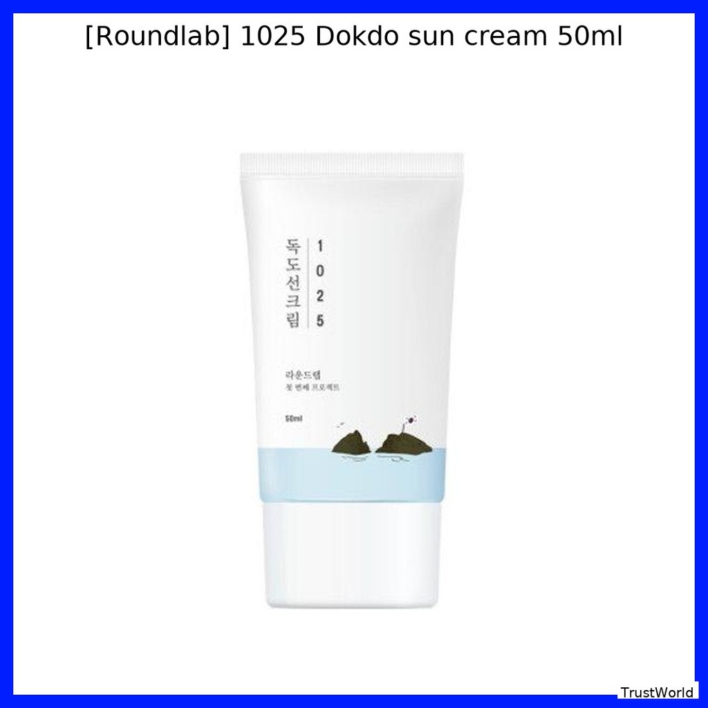 [Roundlab] 1025 Kem chống nắng Dokdo 50ml / Nhẹ, Hydrati của TrustWorld
