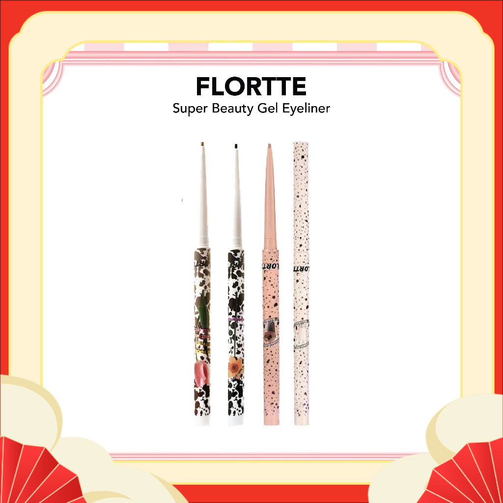 [FLORTTE] FLORTTE FLORTTE Super Beauty Gel Bút kẻ mắt FLORTTE Super Beauty Gel Eyeliner