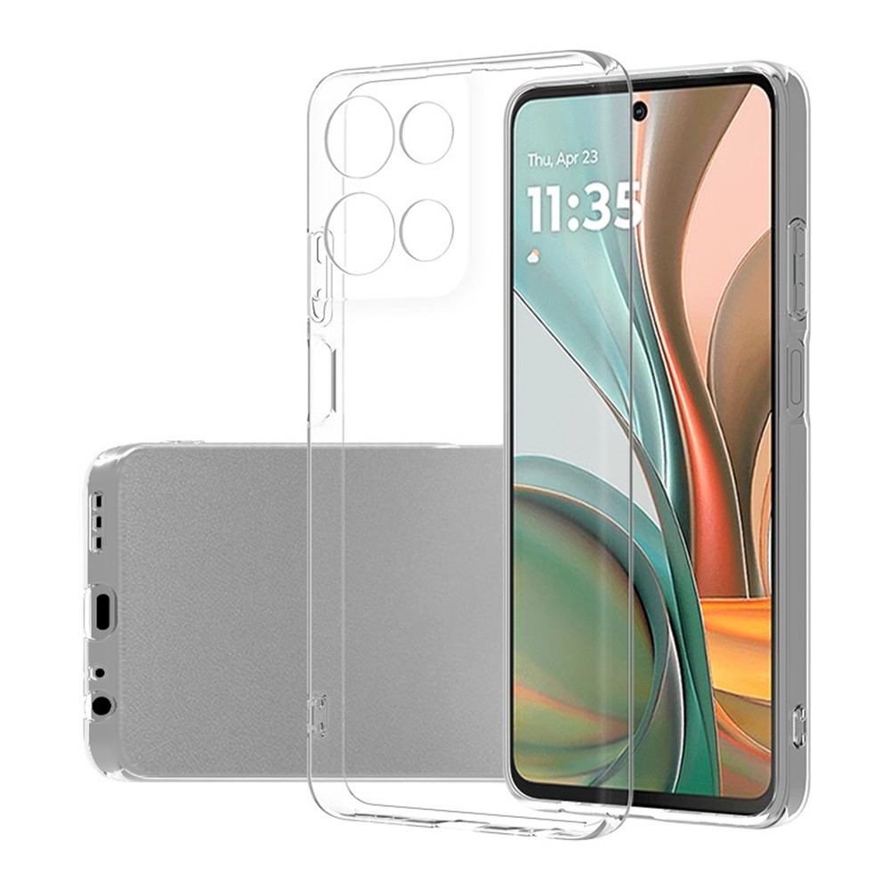 Dành Cho Motorola Moto G Play GPlay 5G (2026) Slim Crystal Trong Suốt Mềm TPU Ốp điện thoại Bảo Vệ D