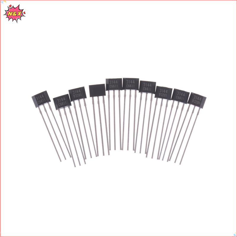 N & X 10 chiếc AH3144E OH3144 3144 Máy dò từ tính cảm biến hiệu ứng Hall.