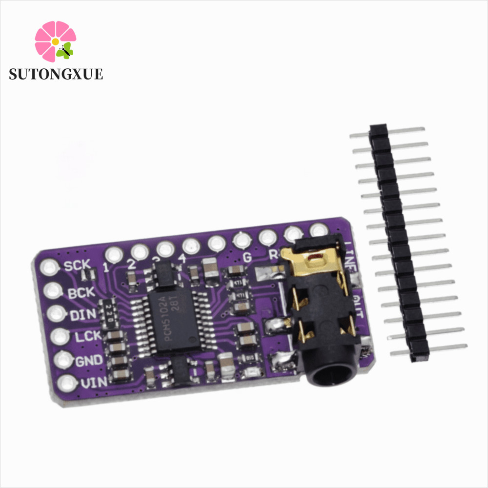 Mô-đun máy nghe nhạc SUTONGXUE I2S, Giao diện Âm thanh kỹ thuật số I2S PCM5102A I2S Trình phát âm th