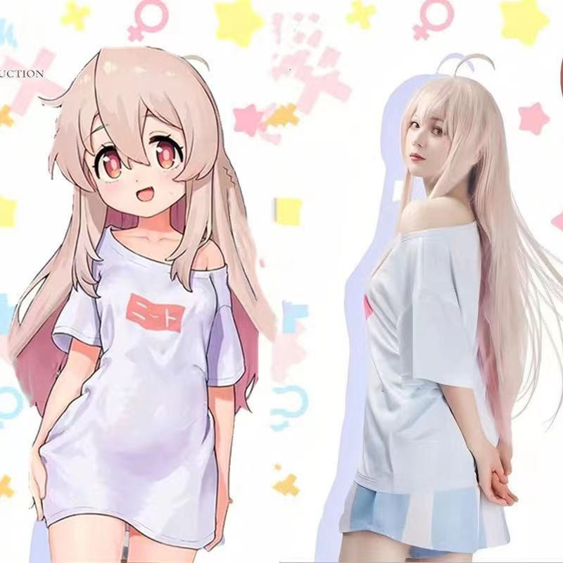 Áo Thun Cosplay Mahiro Oyama từ bộ Anime Onii-chan wa Oshimai, chất liệu Cotton