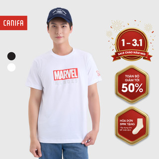  Áo phông nam CANIFA cộc tay in họa tiết Marvel 8TS25S010 
