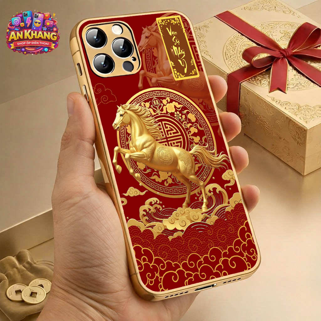 Ốp Lưng 12 CON GIÁP Tài Lộc Cho iPhone 7,iPhone 7 Plus,iPhone 8,iPhone 8 Plus   GIÁP ĐỎ ADS