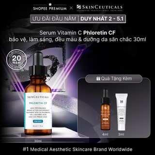  SkinCeuticals Phloretin CF Serum Vitamin C 30ml ngăn ngừa lão hóa làm sáng da đều màu chống oxy hóa da thâm sạm,xỉn màu 