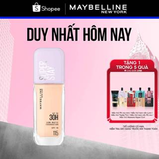  Kem nền bắt sáng Superstay Lumi Matte 30H che phủ siêu nhẹ mặt Maybelline New York 35ml  MỚI  