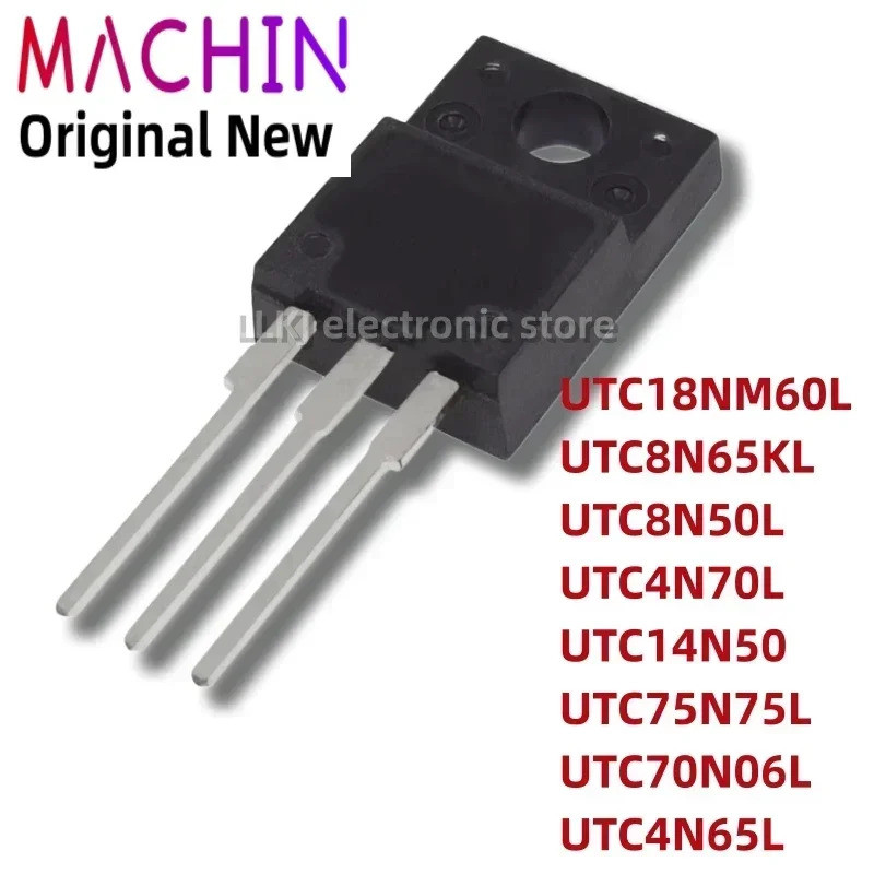 5 Chiếc UTC18NM60L UTC8N65KL UTC8N50L UTC4N70L UTC14N50 UTC75N75L UTC70N06L UTC4N65L TO-220F Hiệu Ứn