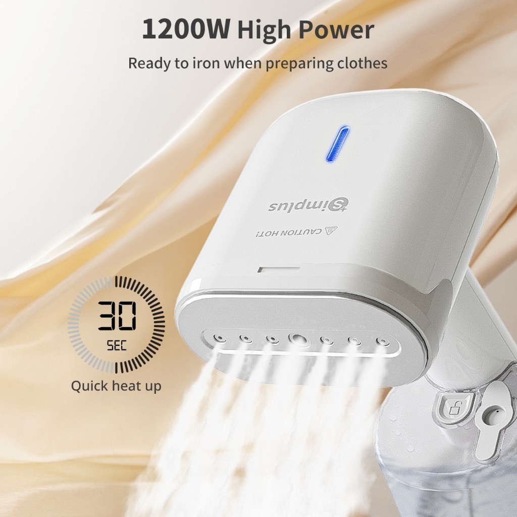 1200W cầm tay may Steamer 丨 23 g/phút steam丨 280ml nước tank丨 30S nhanh chóng preheat丨 740g nhẹ gtjh