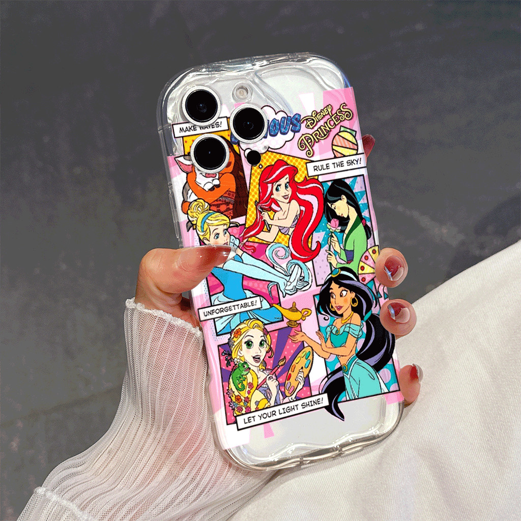 Disney Mermaid case lưng iPhone Cho 11 case iPhone 16 plus 12 13 14 pro max 15plus cover 15pro soft 