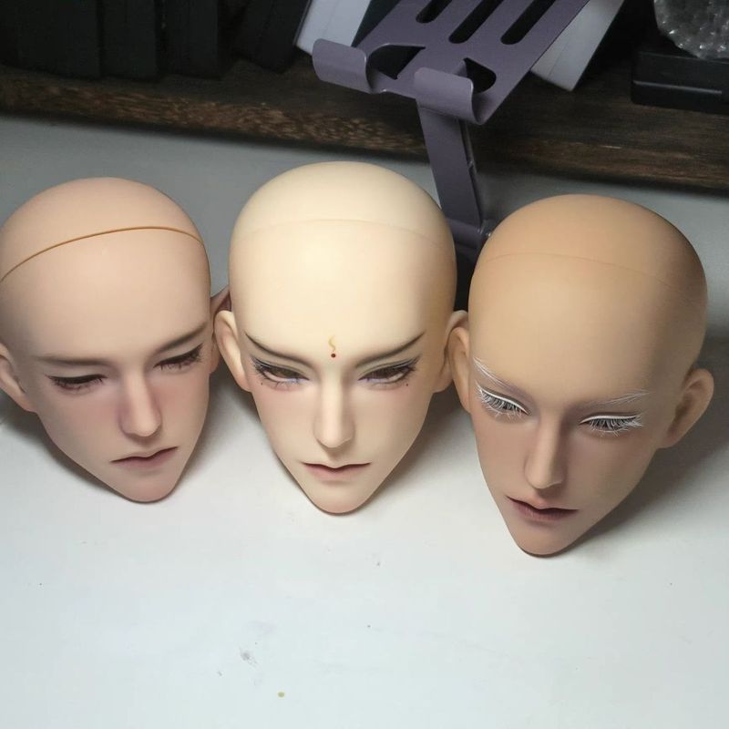 Bjd Doll Quarter Doll Head Trang điểm Mặt Quarter Doll Head