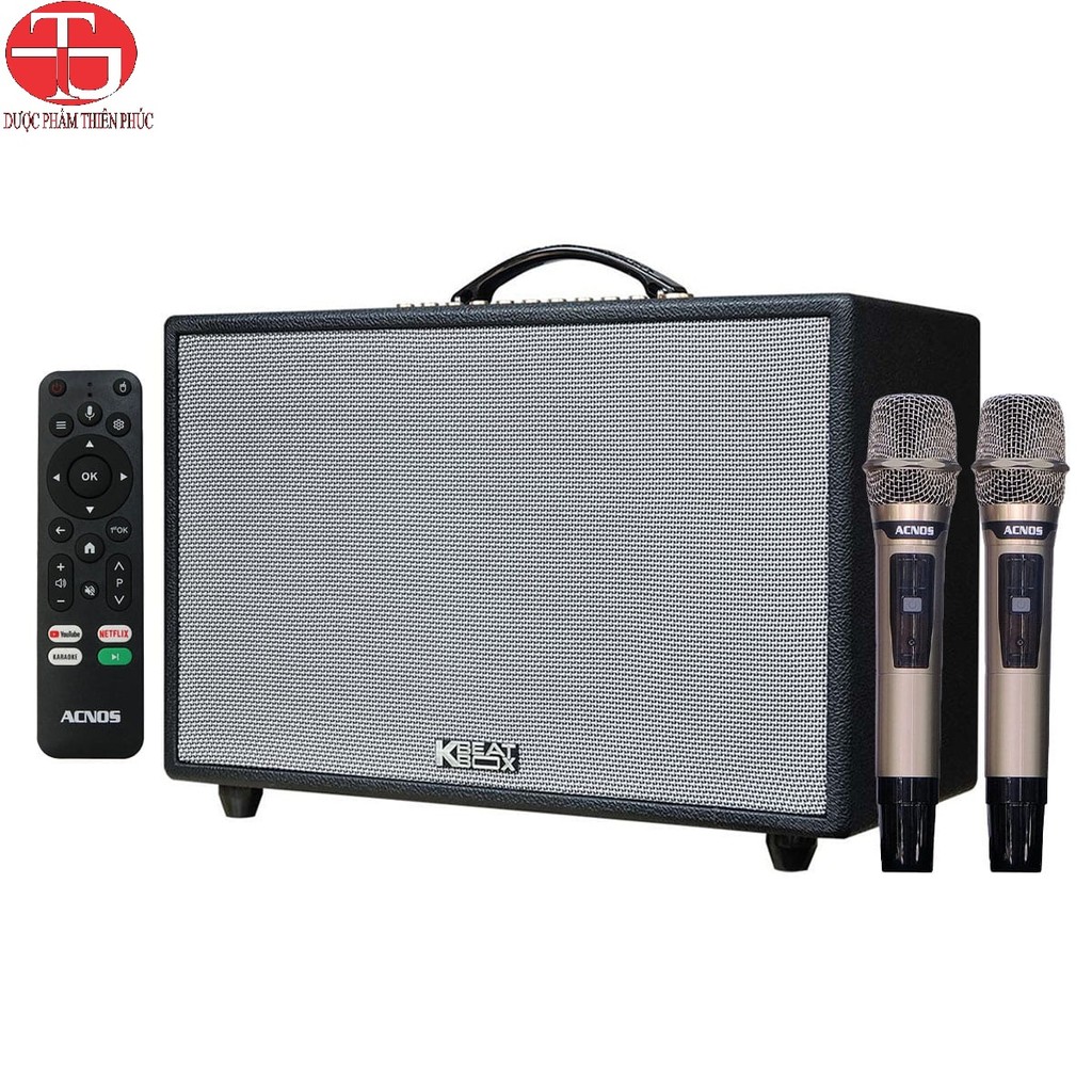 [HCM] Loa Xách Tay Acnos Hinet 3600 (Đầu Karaoke Phát Hình Ảnh 8K, Bass 25cm, 200W, Bluetooth 5.0) -