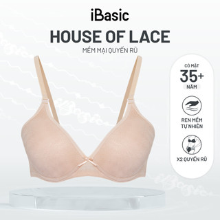 Áo ngực ren không gọng mút mỏng mềm mại iBasic VA029