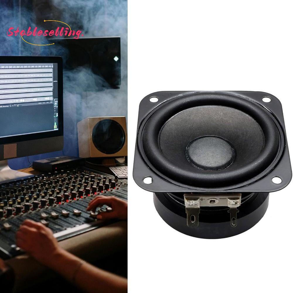 Loa trầm vuông âm trầm ổn định, Loa siêu trầm 2 inch 3 inch 4 Ohm 15W, Loa nắp lồi Loa kệ sách DIY