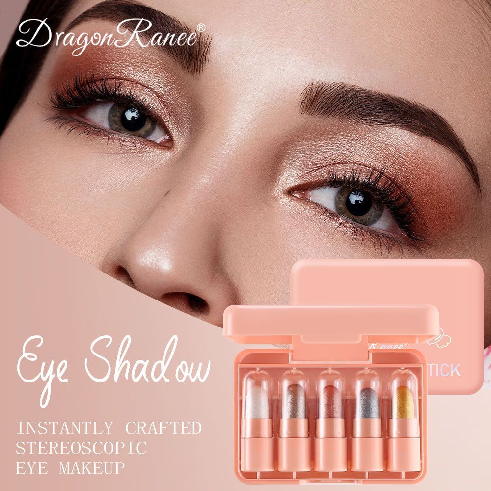 Shimmering makeup color enhances the eye shadow's brightness4mj New product five high-tech new eyesh