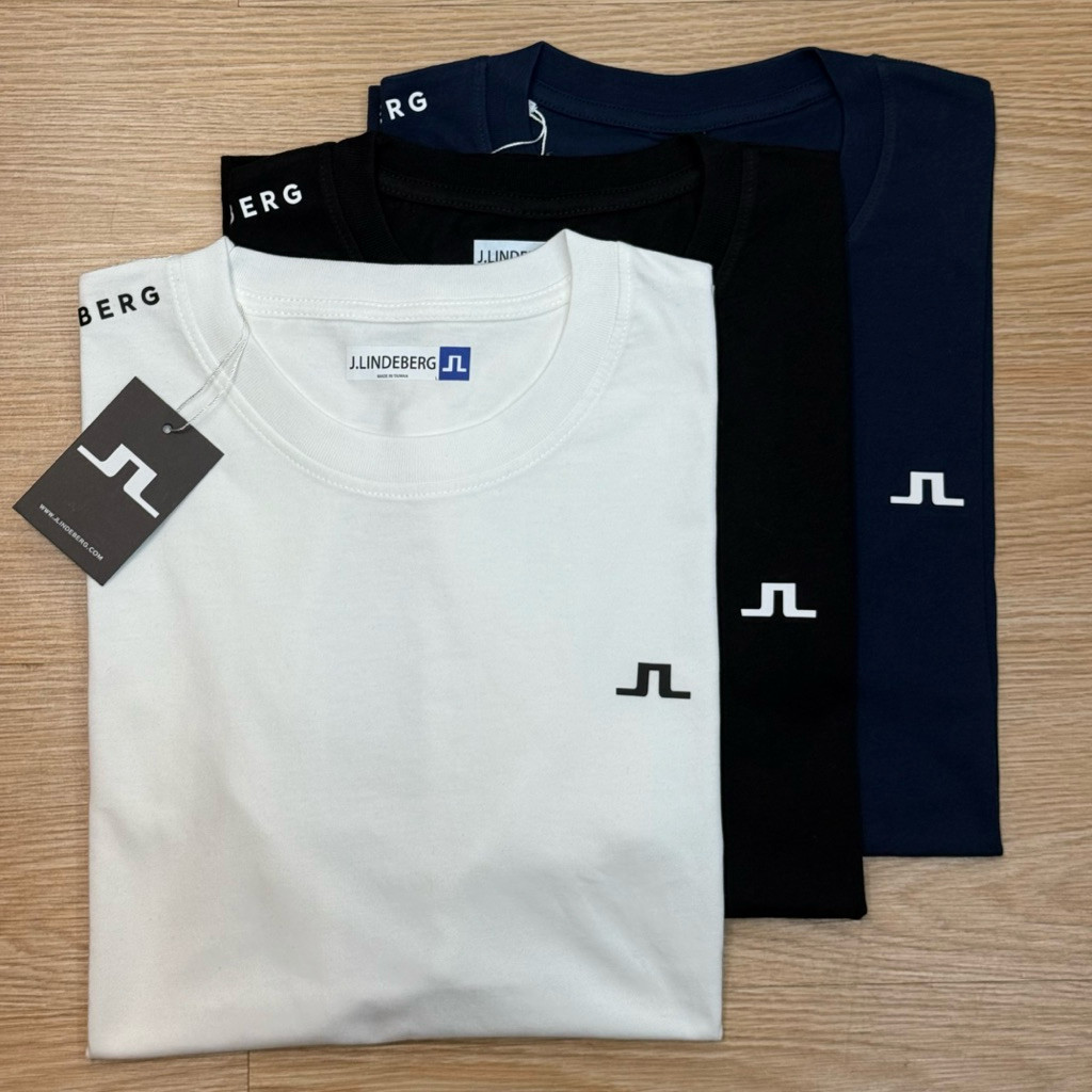 Áo Thun JLINDEBERG Cổ Tròn Tay Ngắn Dáng Rộng, Cotton Cao Cấp, Size Lớn