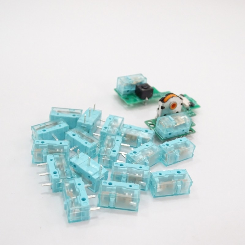 Doublebuy Blue 8 0 Chuột Micro Switch 90 Triệu Click Life 3 Pin 90 Triệu Click