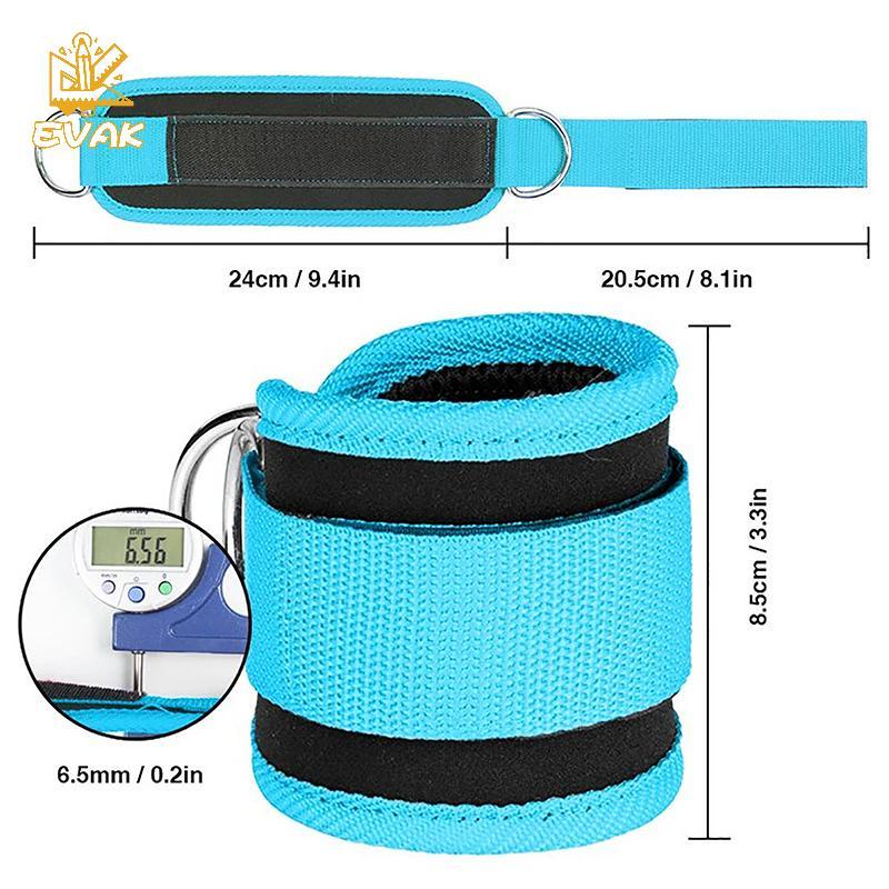 Alittlesetrtu Dây Đeo Mắt Cá Chân Có Thể Điều Chỉnh Đôi Chữ D Vòng Đeo Mắt Cá Chân Cho Tập Luyện Glu