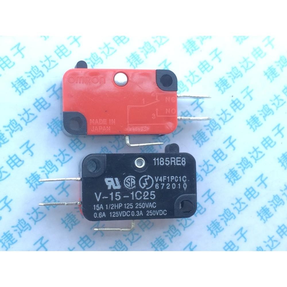 Nhập khẩu OMRON OMRON Giới hạn đột quỵ Micro Switch V-15-1C25 Một Mở Một Đóng