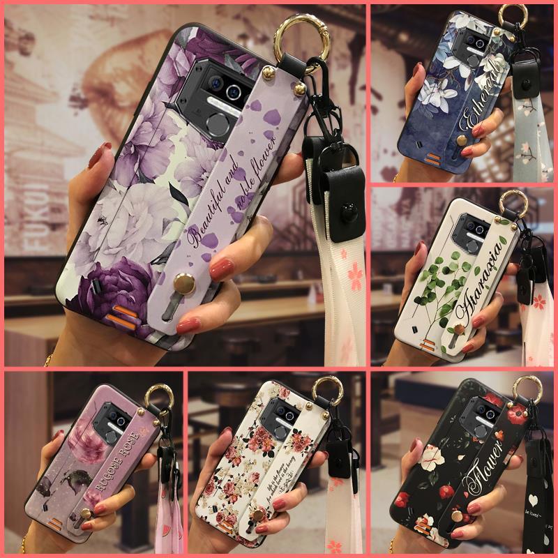 Dây đeo cổ tay Vỏ điện thoại chống sốc cho Oukitel WP5 / WP5 Pro Vòng đeo tay silicon chống bụi Bảo 