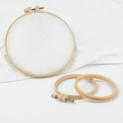 Beadia 1 Chiếc Nhựa Thêu Vòng Hoa Của Cross-Stitch Dụng Cụ Tròn Thêu Khung May Vòng Trang Trí Nhà Cửa Thủ Công