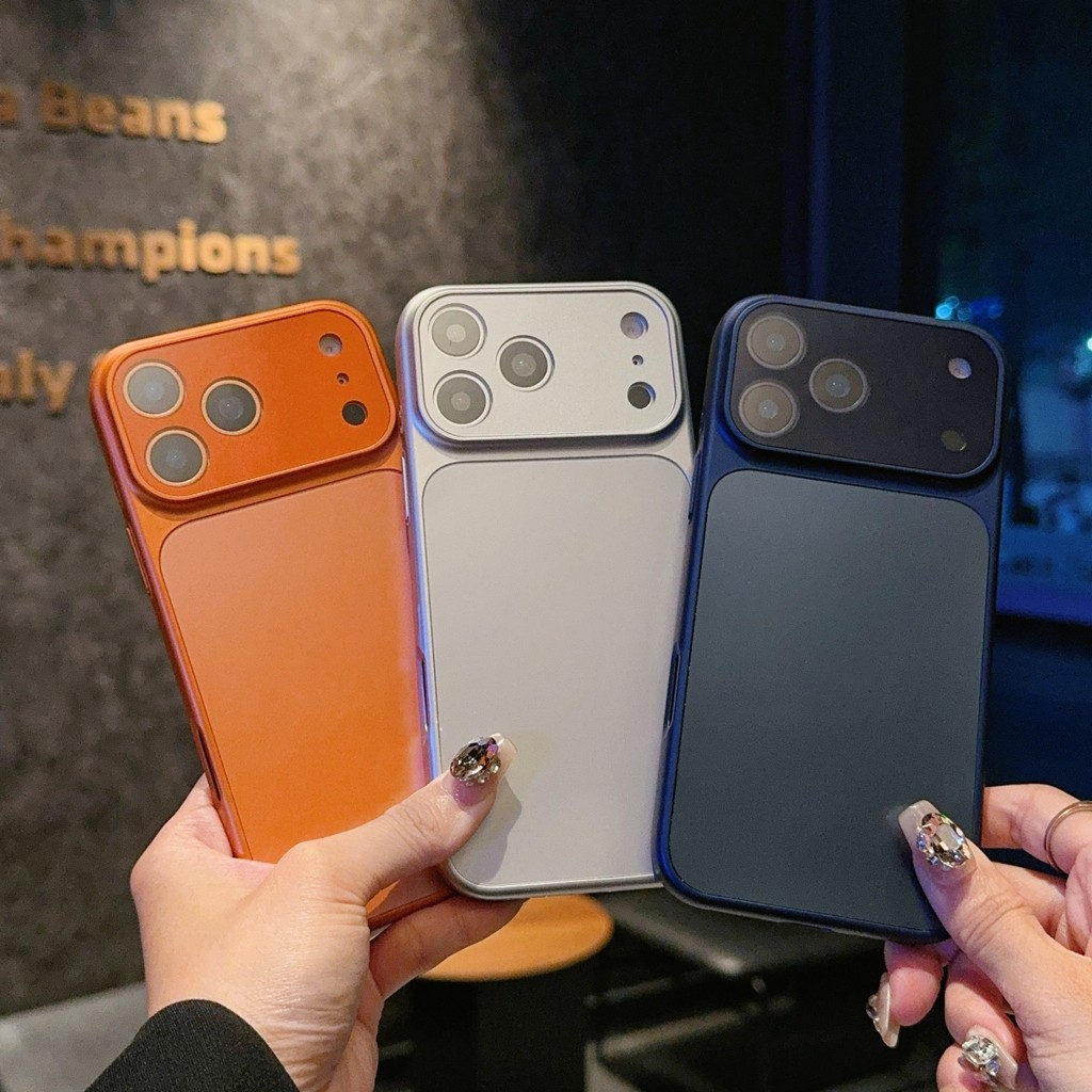 Màu Chính Hãng AG Nano Mờ Bảo Vệ Camera Ốp Lưng Điện Thoại Apple iPhone 17 Air 16 15 14 13 Pro Max V